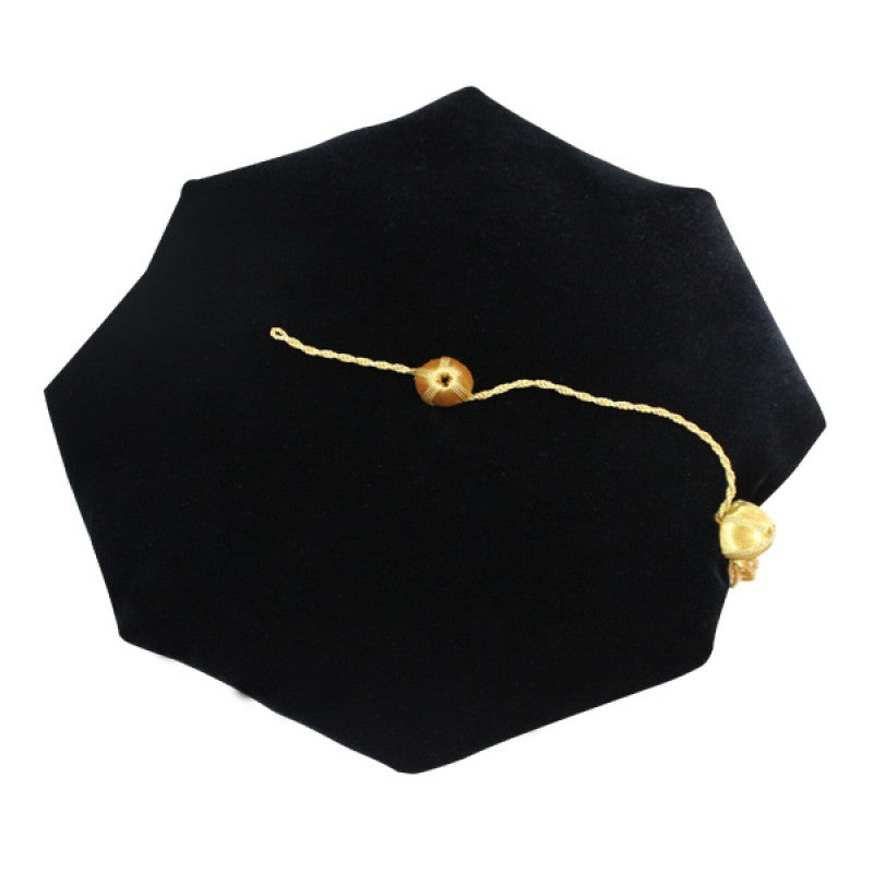 8 Sided Doctoral Tam - Graduation Cap and Gown