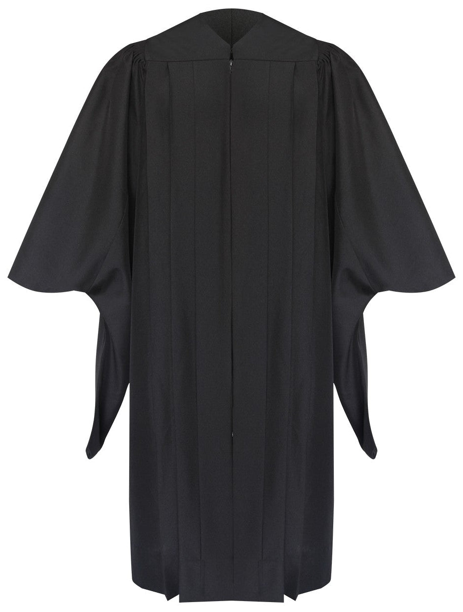 Deluxe Masters Graduation Gown - Academic Regalia - Graduation Cap and Gown