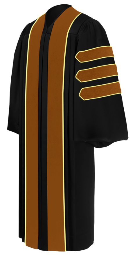 Doctor of Dramatic Arts & Fine Arts Doctoral Gown - Academic Regalia - Graduation Cap and Gown