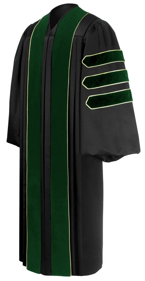 Doctor of Medicine Doctoral Gown - Academic Regalia - Graduation Cap and Gown