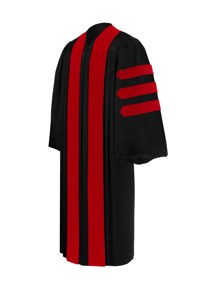 Deluxe Doctoral Graduation Theology Gown, Hood and Tam Package - Springfield Christian College and Theological Seminary - Graduation Cap and Gown