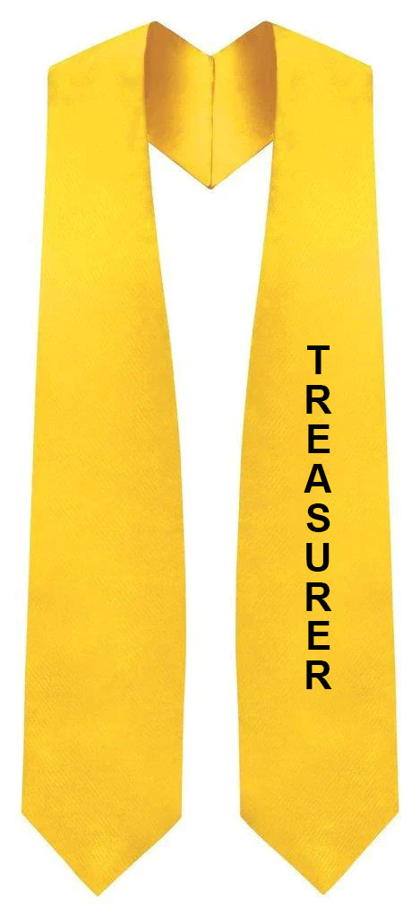 Treasurer Class Officer Stole