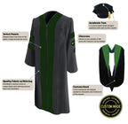 Custom Classic Doctoral Gown, Tam and Hood Package for UC Berkeley - Graduation Cap and Gown