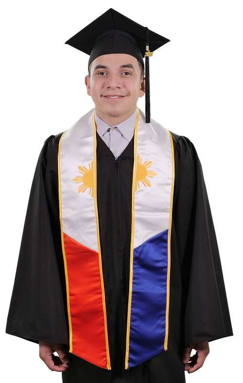 Philippines Embroidered Graduation Stole