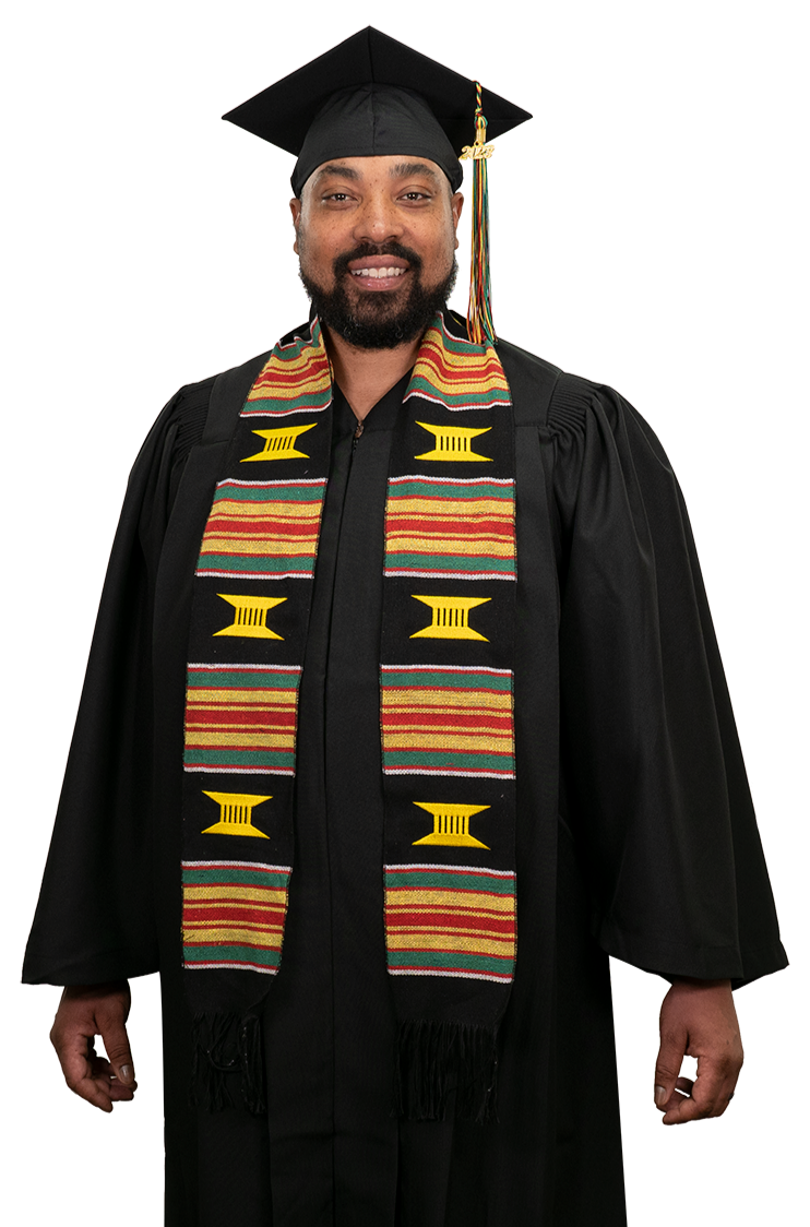 Kente Graduation Kente Stole, Handwoven Kente Sash Cloth