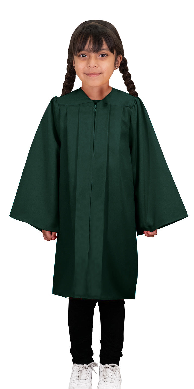 Child Matte Hunter Graduation Gown - Preschool & Kindergarten Gowns