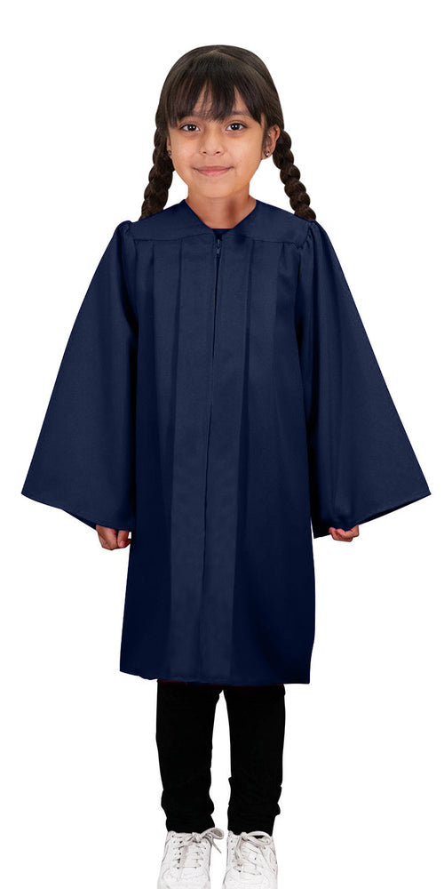 Child Matte Navy Blue Graduation Gown - Preschool & Kindergarten Gowns 30 (3'9