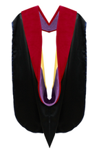Deluxe Doctoral Academic Gown, Hood and Tam Package - Graduation Cap and Gown