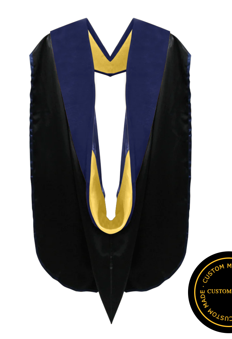 Custom Classic Doctoral Gown, Hood, Tam - Euclid University