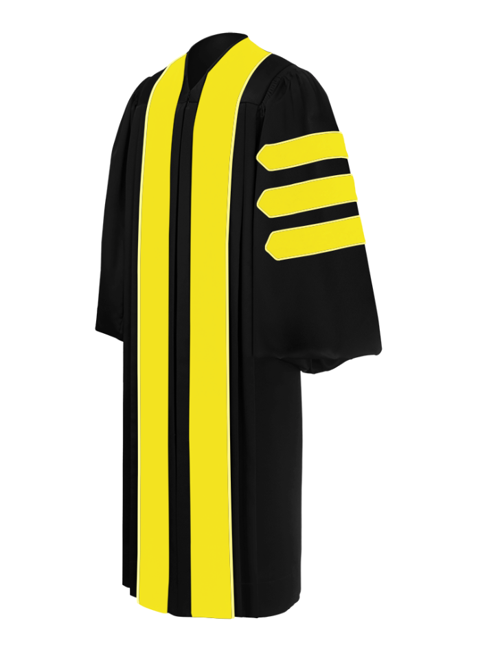 Doctor of Library Science Doctoral Gown - Academic Regalia - Graduation Cap and Gown