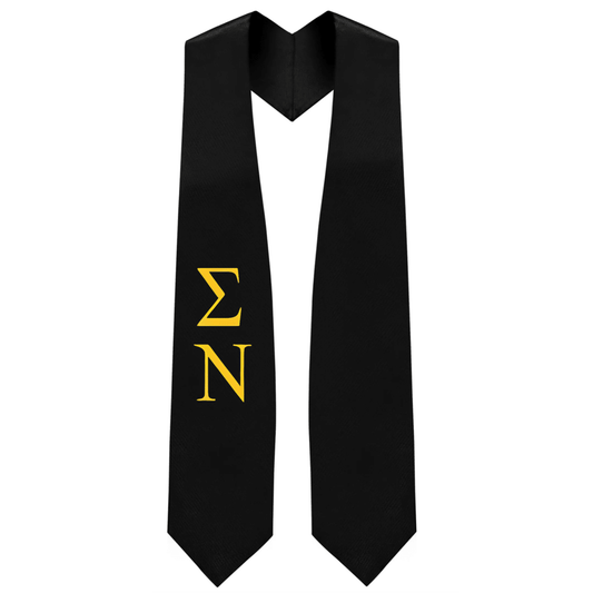 Sigma Nu Greek Lettered Stole