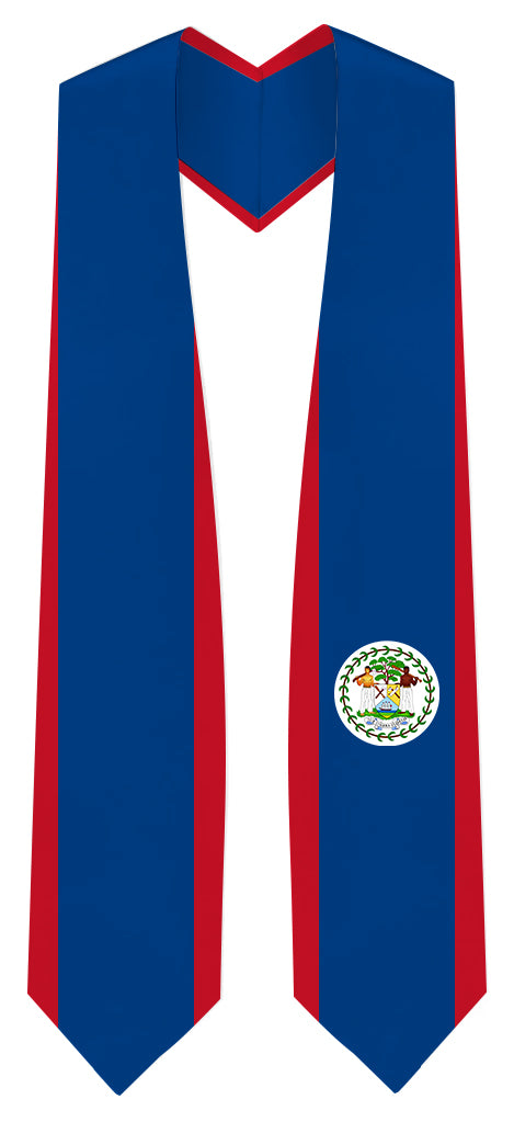 Belize Graduation Stole -  Belize Flag Sash