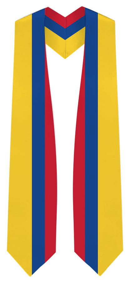 Colombia Graduation Stole -  Colombia Flag Sash