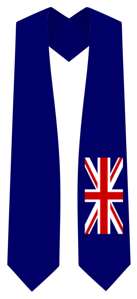 United Kingdom Graduation Stole -  United Kingdom Flag Sash