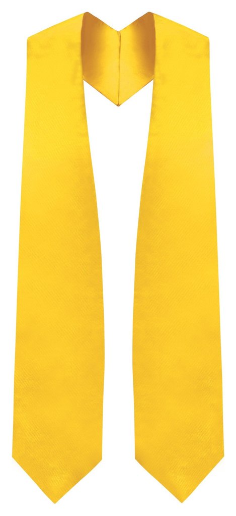 Gold Graduation Stole - Gold College & High School Stoles