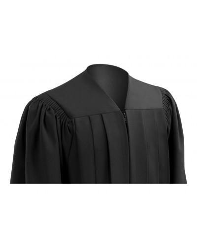 Deluxe Black Bachelors Cap, Gown, Tassel & Hood Package