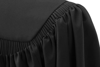 Deluxe Black High School Graduation Cap & Gown - Fluted Cap & Gown - Graduation Cap and Gown