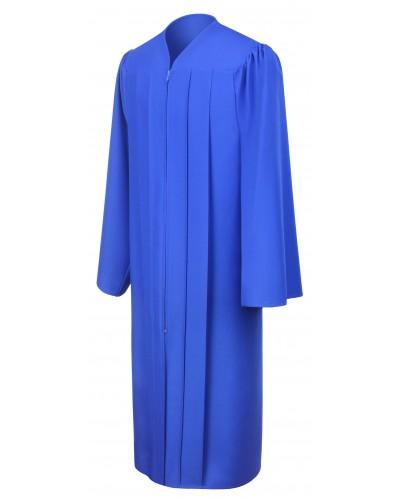 Matte Royal Blue Bachelors Graduation Gown - College & University - Graduation Cap and Gown