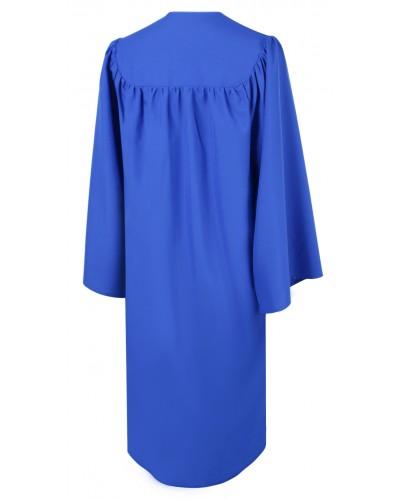 Matte Royal Blue Bachelors Graduation Gown - College & University Matte Royal Blue Bachelors Graduation Gown - College & University