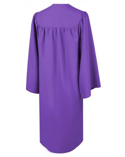 Matte Purple Bachelors Graduation Gown - College & University - Graduation Cap and Gown