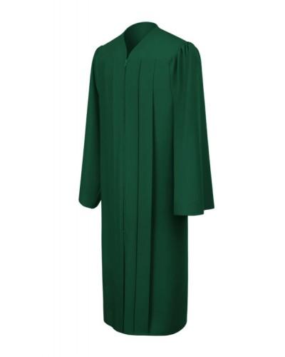 Matte Hunter Bachelors Graduation Gown - College & University - Graduation Cap and Gown