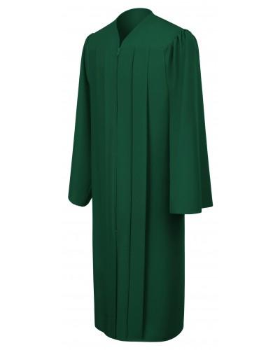 Matte Hunter Bachelors Graduation Gown - College & University - Graduation Cap and Gown