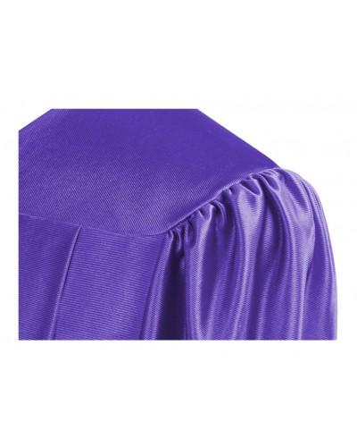 Shiny Purple Bachelors Graduation Gown - College & University Graduation Cap and Gown Shiny Purple Bachelors Graduation Gown - College & University Graduation Cap and Gown