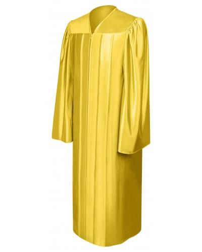 Shiny Gold Bachelors Graduation Gown - College & University - Graduation Cap and Gown