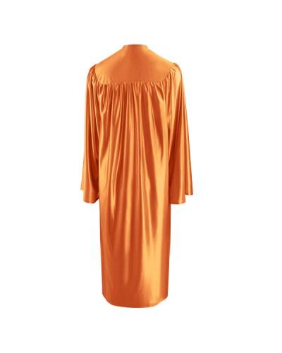 Shiny Orange Bachelors Graduation Gown - College & University Shiny Orange Bachelors Graduation Gown - College & University