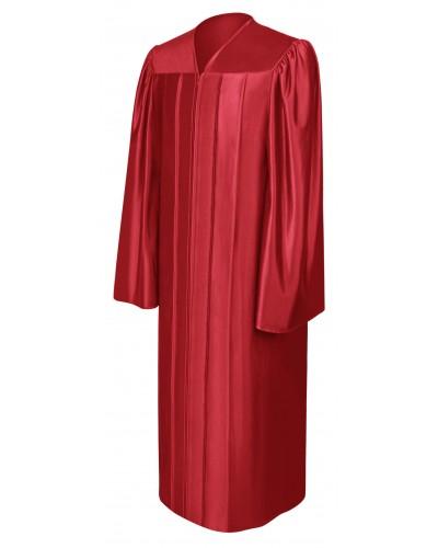 Shiny Red Bachelors Graduation Gown - College & University Shiny Red Bachelors Graduation Gown - College & University