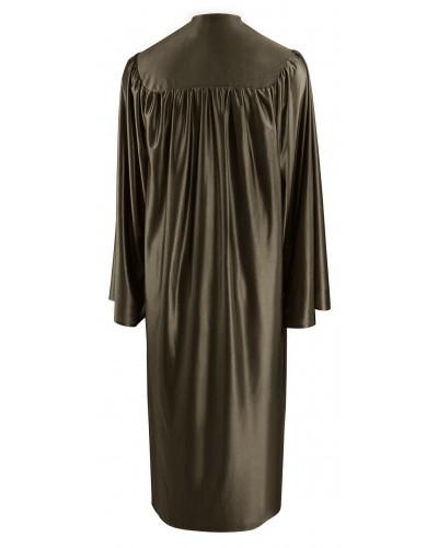 Shiny Brown Bachelors Graduation Gown - College & University Graduation Cap and Gown Shiny Brown Bachelors Graduation Gown - College & University Graduation Cap and Gown