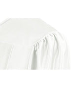 Shiny White Bachelors Cap & Gown - College & University - Graduation Cap and Gown