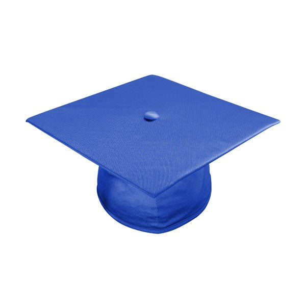 Shiny Royal Blue High School Cap and Gown - Graduation Cap and Gown