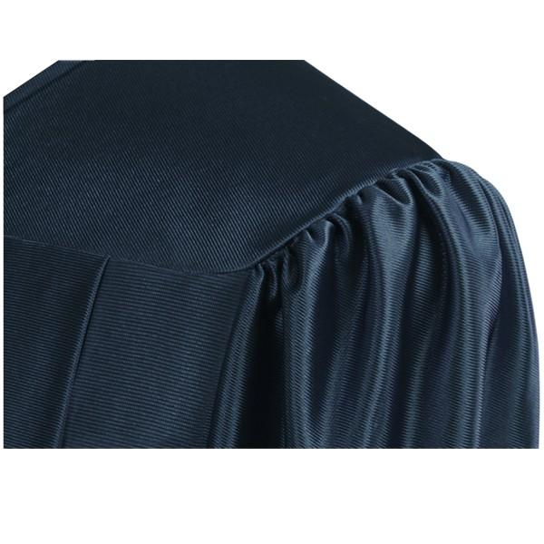 Shiny Navy Blue Bachelors Cap & Gown - College & University - Graduation Cap and Gown