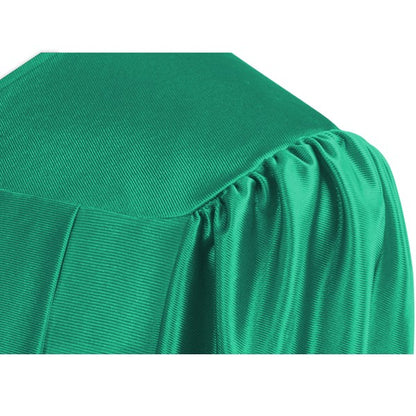 Shiny Emerald Green Graduation Cap & Gown - Graduation Cap and Gown