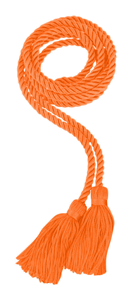 Apricot/Orange Honor Cord - College & High School Graduation Honor Cords - Graduation Cap and Gown