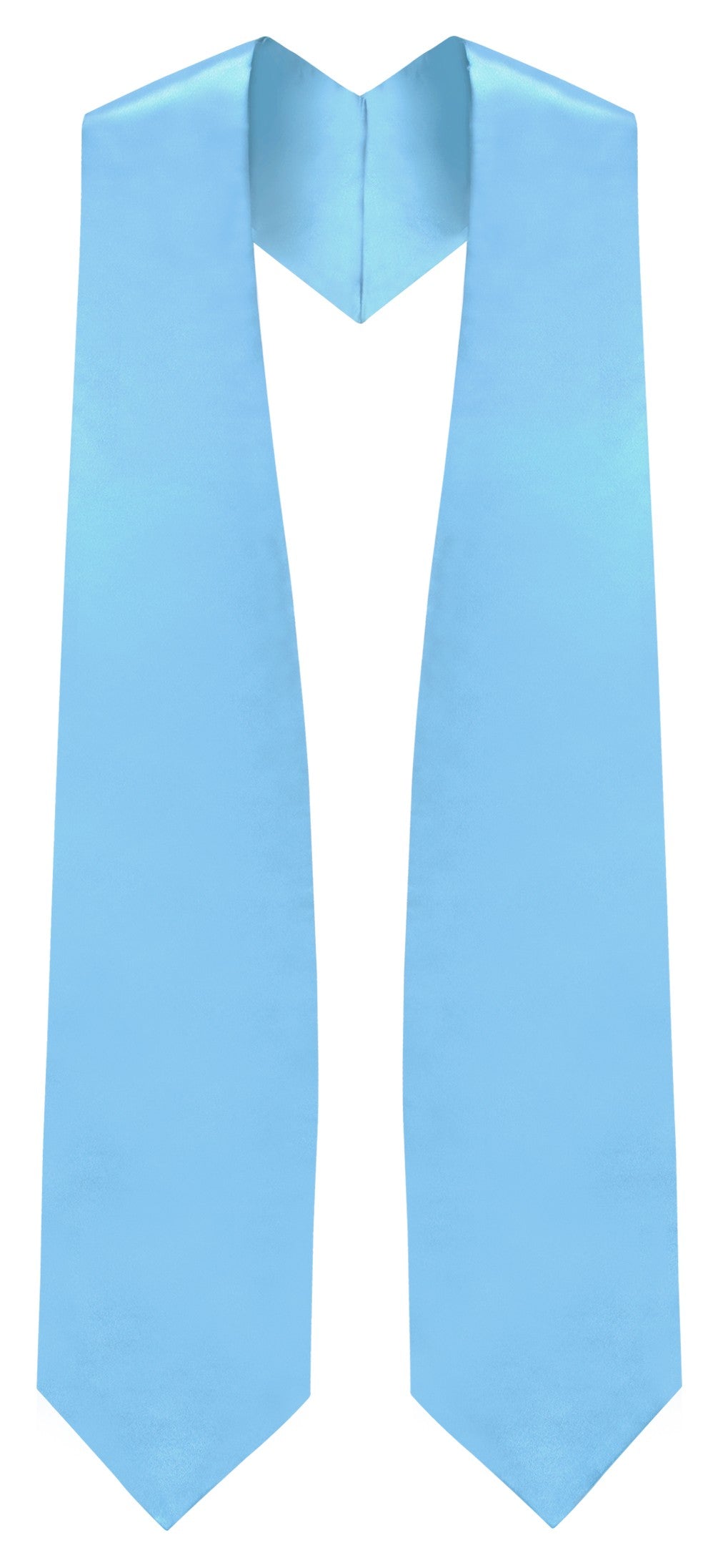 Light Blue Graduation Stole - Sky Blue College & High School Stoles - Graduation Cap and Gown