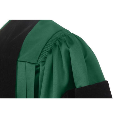 Deluxe Hunter Doctoral Gown - Graduation Cap and Gown