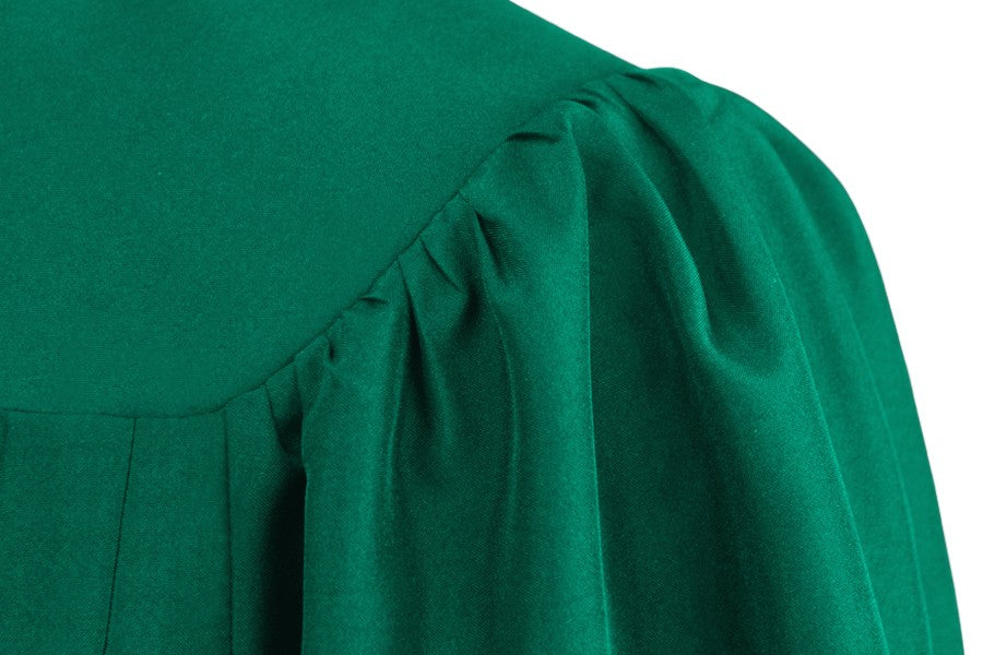 Eco-Friendly Green High School Graduation Gown - Graduation Cap and Gown