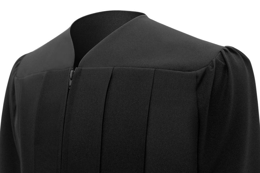 Matte Black High School Graduation Gown 42 (4'9" - 4'11") Matte Black High School Graduation Gown 42 (4'9" - 4'11")