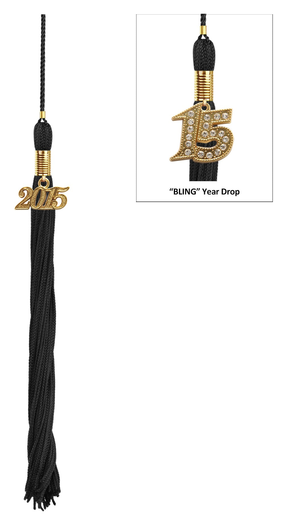 Matte Black Cap & Tassel - 2020 Yeardate - Graduation Cap and Gown