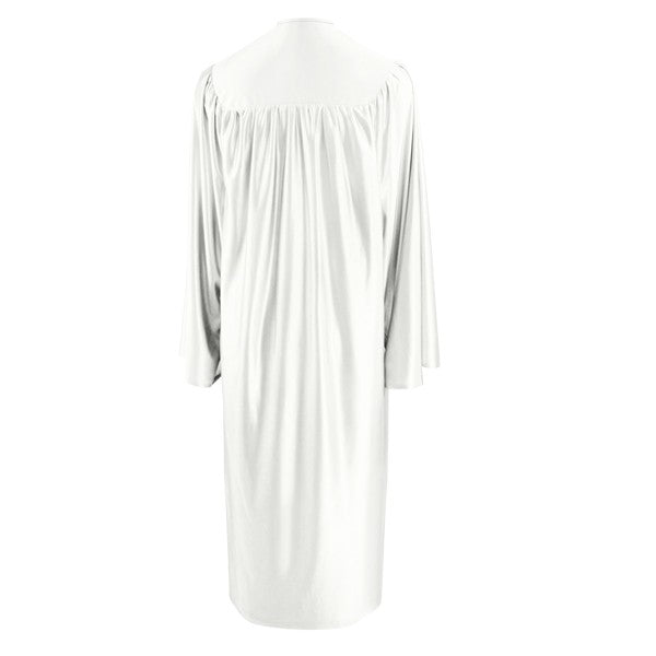 Shiny White High School Graduation Gown 39 (4'6"- 4'8") Shiny White High School Graduation Gown 39 (4'6"- 4'8")