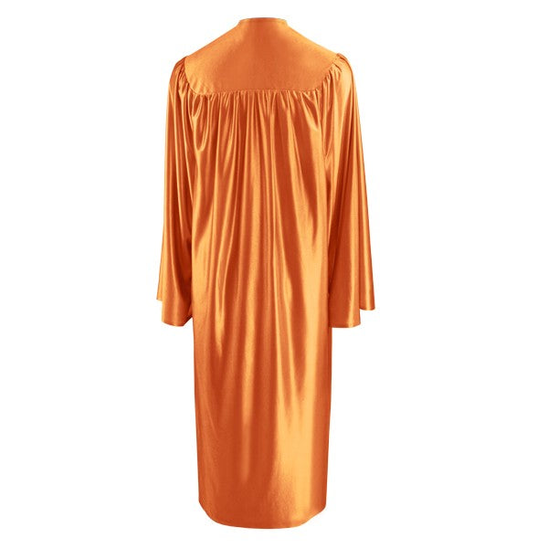 Shiny Orange High School Graduation Gown 54 (5'9