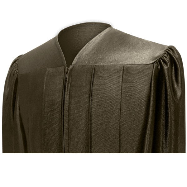 Shiny Brown High School Graduation Gown Shiny Brown High School Graduation Gown