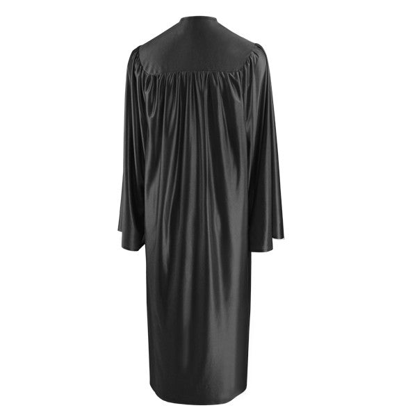 Shiny Black High School Graduation Gown 63 (6'6