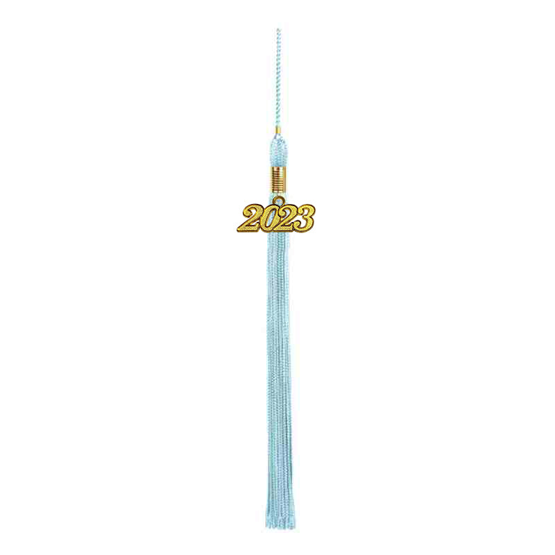 Child Shiny Light Blue Graduation Cap & Gown - Preschool & Kindergarten
