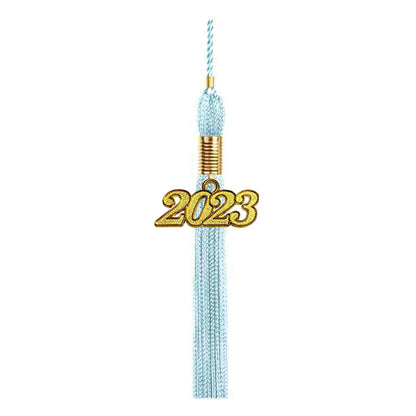 Child Shiny Light Blue Graduation Cap & Gown - Preschool & Kindergarten