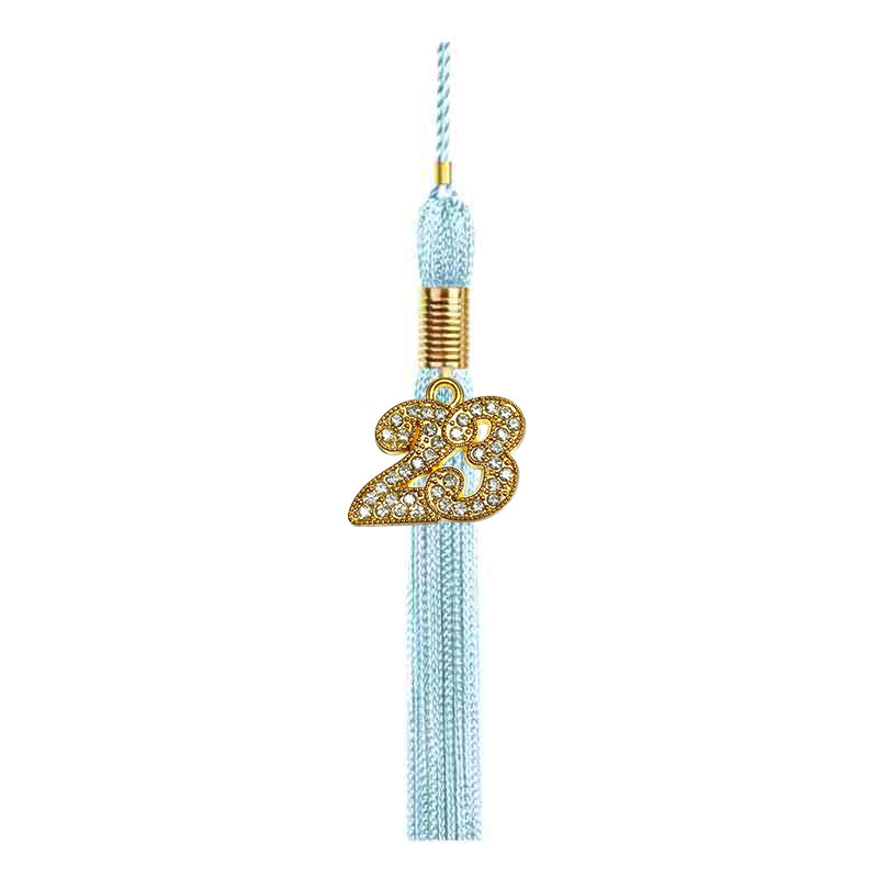 Child Shiny Light Blue Graduation Cap & Gown - Preschool & Kindergarten