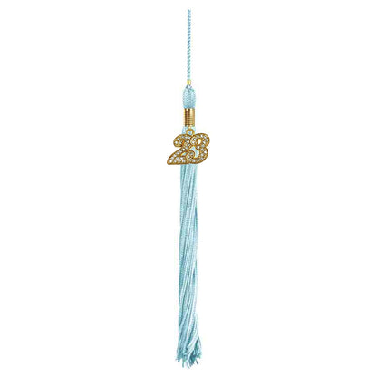 Child Shiny Light Blue Graduation Cap & Gown - Preschool & Kindergarten