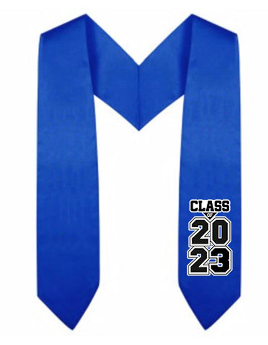 Royal Blue Preschool & Kindergarten Class of 2023  Graduation Stole